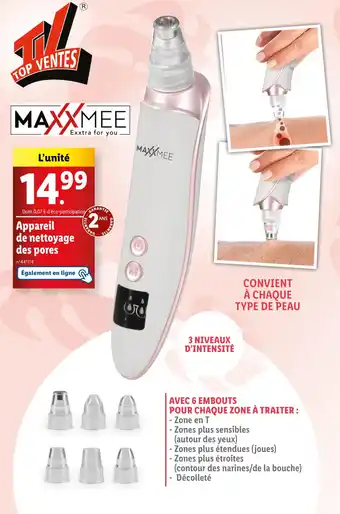 Lidl Appareil de nettoyage des pores offre