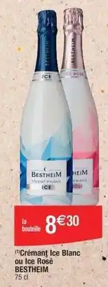 Cora x Carrefour Bestheim - crémant ice blanc ou ice rosé offre