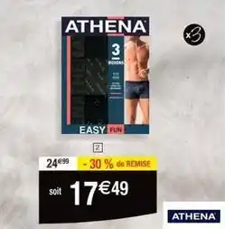 Cora x Carrefour Athena - boxers offre