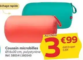 Gifi Coussin microbilles offre