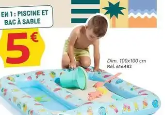 Gifi Piscine et bac à sable offre