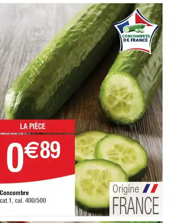 Cora x Carrefour Concombre offre