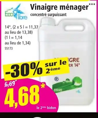 Norma Vinaigre ménager offre