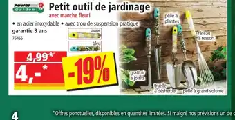 Norma Petit outil de jardinage offre