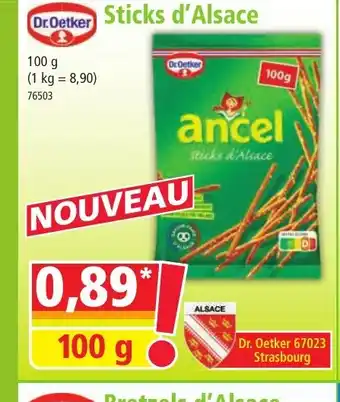 Norma Sticks d'Alsace offre