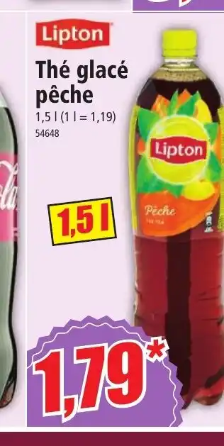 Norma Lipton Thé glacé pêche offre