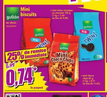 Norma Mini biscuits offre