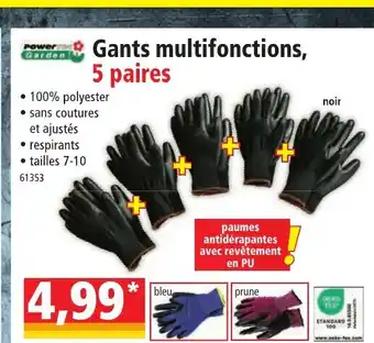 Norma Gants multifonctions, 5 paires offre