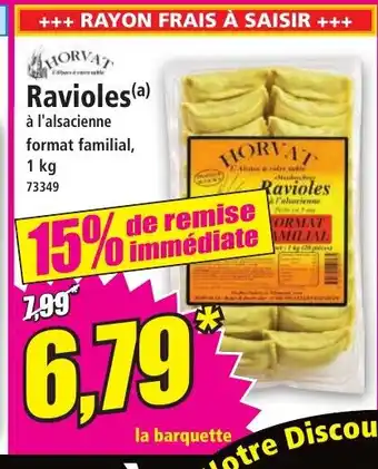 Norma Ravioles offre