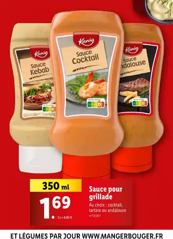 Lidl Sauce pour grillade offre