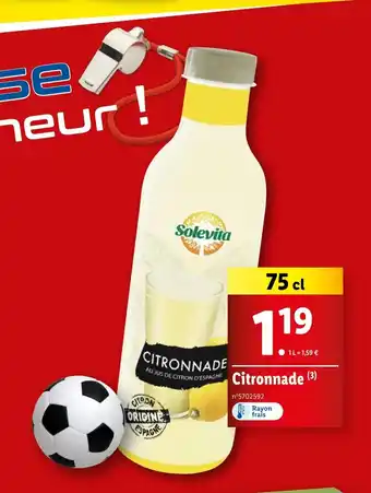 Lidl Citronnade (3) offre