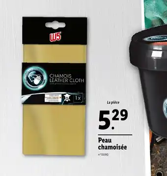 Lidl Peau chamoisée offre