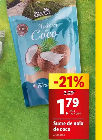 Lidl Sucre de noix de coco offre