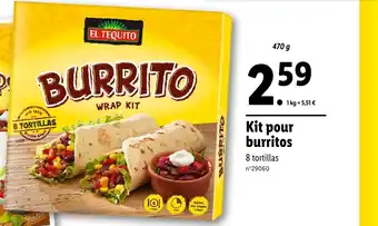 Lidl Kit pour burritos offre
