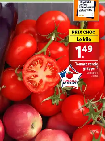 Lidl Tomate ronde offre