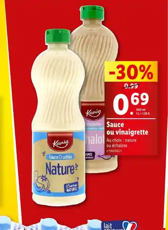 Lidl Sauce ou vinaigrette offre
