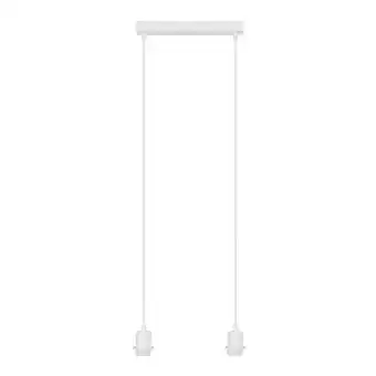 Castorama Monture Ibara Corep 2 lumières E27 IP20 blanc l.30 x H.88,5 x p.5 cm offre