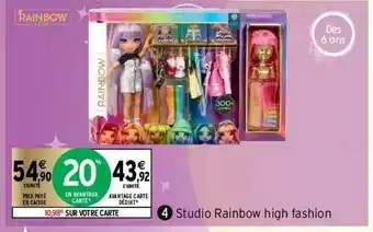 Intermarché Studio Rainbow High Fashion offre