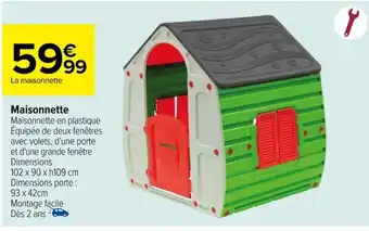 Carrefour Maisonnette offre