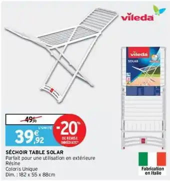 Vileda - séchoir table solar