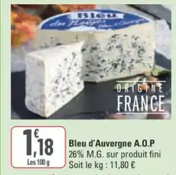G20 Bleu d'Auvergne A.O.P offre
