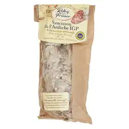 Carrefour Market REFLETS DE FRANCE Saucisson sec de l'Ardèche I.G.P offre