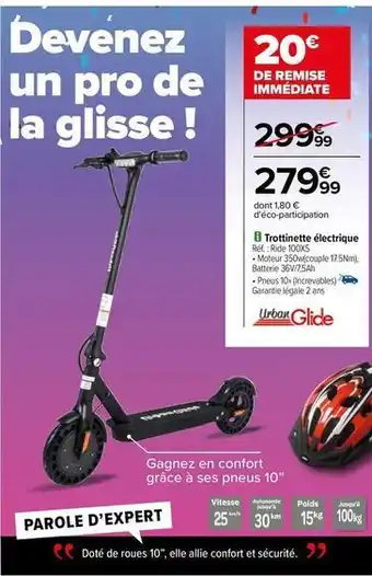 Carrefour Trottinette électrique offre