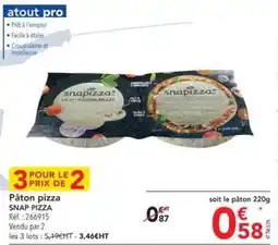 METRO Snap pizza - pâton pizza offre