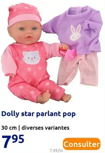 Action Dolly star dolly star parlant pop offre