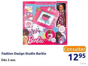 Barbie fashion design studio