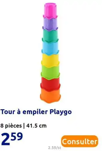 Action Tour à empiler playgo offre