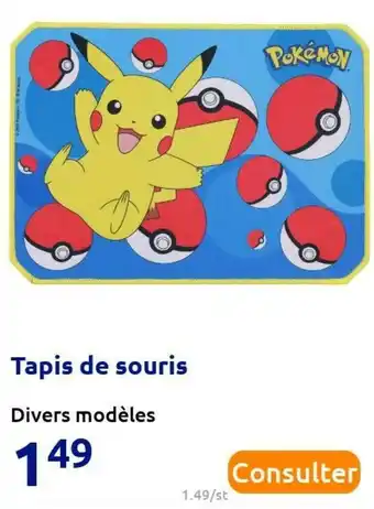 Action Tapis de souris offre