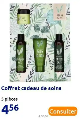 Action Coffret cadeau de soins offre