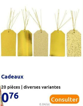Action Cadeaux offre