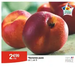 Cora x Carrefour Nectarine jaune offre