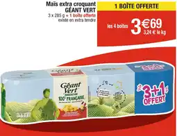 GÉANT VERT Maïs extra croquant
