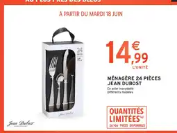 Intermarché JEAN DUBOST MÉNAGÈRE 24 PIÈCES offre