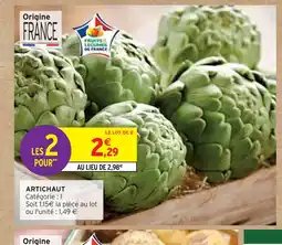 Intermarché ARTICHAUT offre
