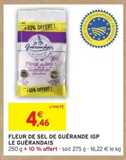 Intermarché LE GUÉRANDAIS FLEUR DE SEL DE GUÉRANDE IGP offre