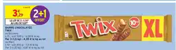 Intermarché TWIX BARRE CHOCOLATÉE offre