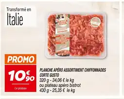 CORTE GUSTO PLANCHE APĂRO ASSORTIMENT CHIFFONNADES