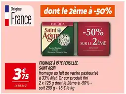 Netto SAINT AGUR FROMAGE À PÂTE PERSILLÉE offre