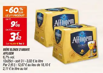 Netto AFFLIGEM BIÈRE BLONDE D'ABBAYE offre