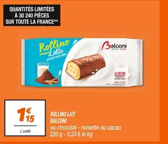 Netto BALCONI ROLLINO LAIT offre