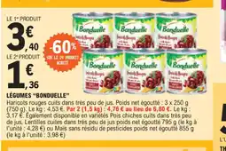 E.Leclerc LÉGUMES "BONDUELLE" offre
