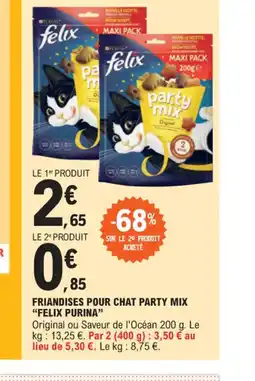 E.Leclerc FRIANDISES POUR CHAT PARTY MIX "FELIX PURINA" offre