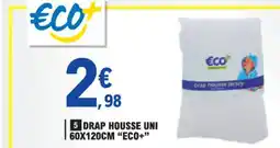 E.Leclerc 5 DRAP HOUSSE UNI 60X120CM "ECO offre