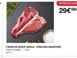 Costco T-BONE DE BOEUF ANGUS - KIRKLAND SIGNATURE offre