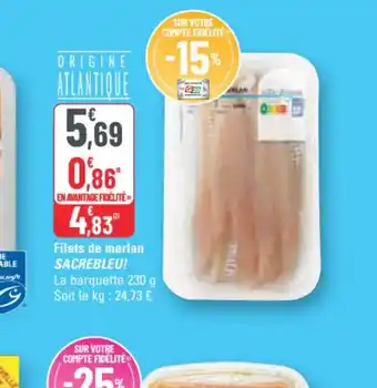 G20 Filets de merlan SACREBLEU offre