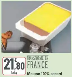 G20 Mousse 100% canard offre